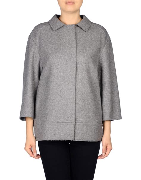 prada grey coat